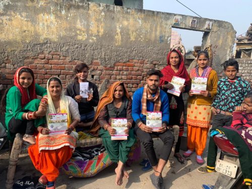 Central District Legal Services Authority organized a legal awarenss drive in the Burari area- Shankar road under the *Constitution Day.