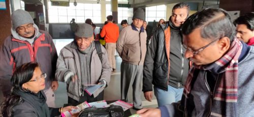 Central District Legal Services Authority set up a legal aid Help Desk at Tis Hazari Metro Station.