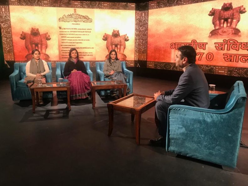 On 27-12-2019, CentralDistrict Legal Services Authority participated in a Series of television programs being organised by DD National on Fundamental Duties