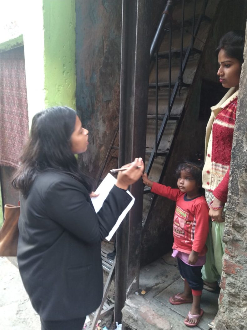 In the observance of Girl Child Day, Central District Legal Services Authority* organised a Door to Door campaign