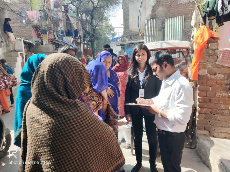 World social Justice week, Central*District Legal Services Authority* organized a Door to door campaign.