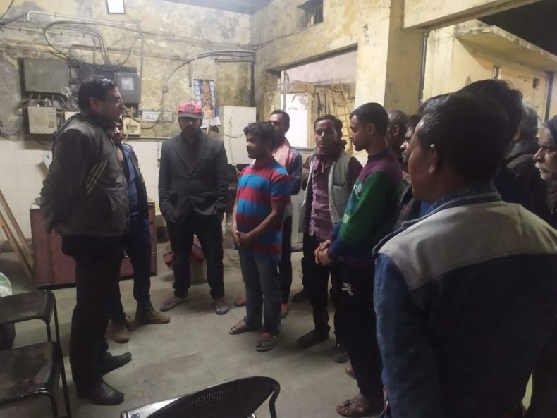 A Night Shelter Inspection Zonal Level Committee -3 constituted by Central DLSA inspected the Night Shelters on 18.02.2020  in Delhi Gate Area.