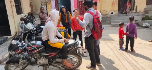 Central*District Legal Services Authority* organized a Door to door campaign.