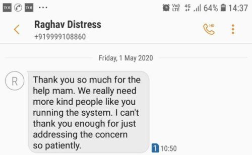 Central District Legal Services Authority* received a call in the morning by one Raghav having taken the phone number published on the internet.