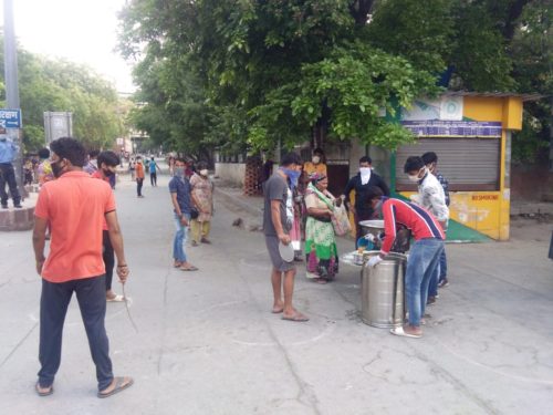 The Central District Legal Services Authority, (DLSA Central) in association with Red Cross Society provided cooked food for 36000 person/beneficiaries