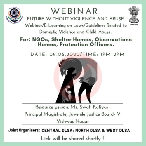Webinar on the Topic of “Stop Child Abuse: Guide for a Better Future” for Protection Officer and NGOs, Shelter Homes, Observation homes,