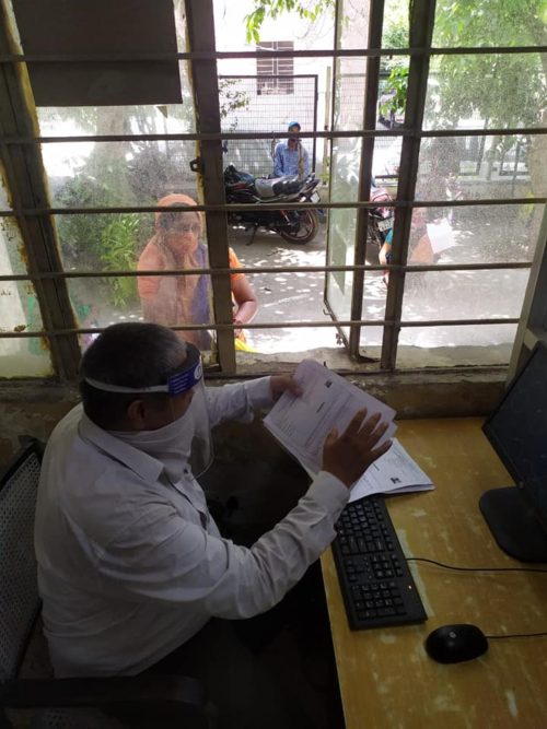 Central DLSA* has set up Help Desks at the Office of *Labour Department, Pusa Road