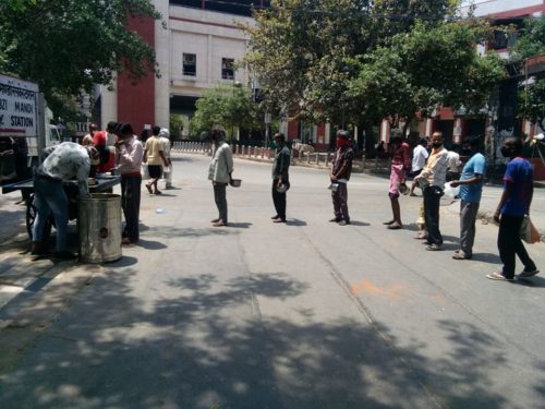 Central DLSA in association with Red Cross Society, Delhi under the Project ” *SERVING SMILE TO HUNGRY FACES”