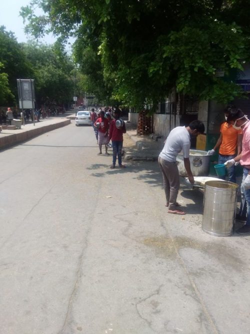 The Central District Legal Services Authority, (DLSA Central) in association with Red Cross Society provided cooked food.