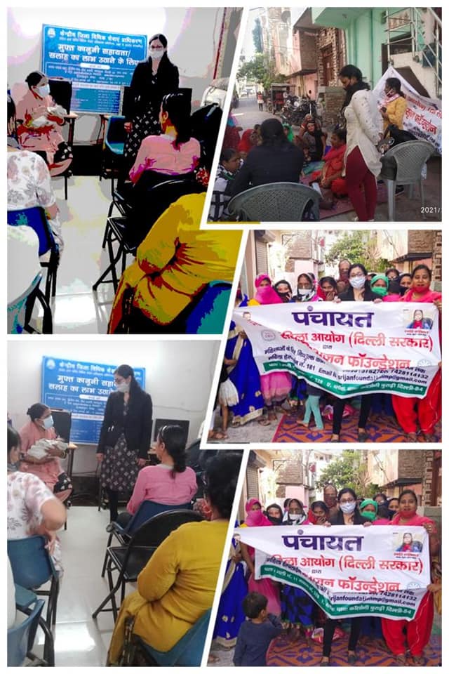 Central District Legal Services Authority in association with Delhi Women Commission organized training programme for the staff of Mahila Panchayats