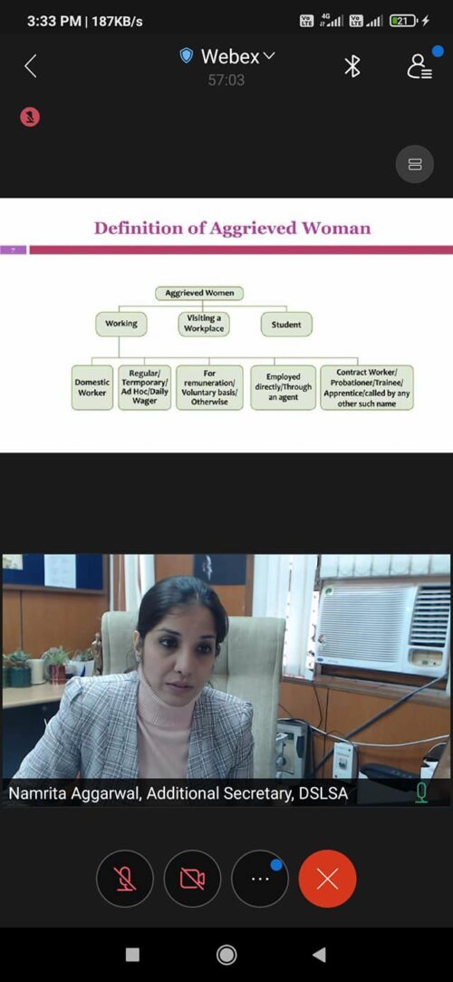 Central District Legal Services Authority in collaboration with Department of Political Science, Miranda House College, University of Delhi*
