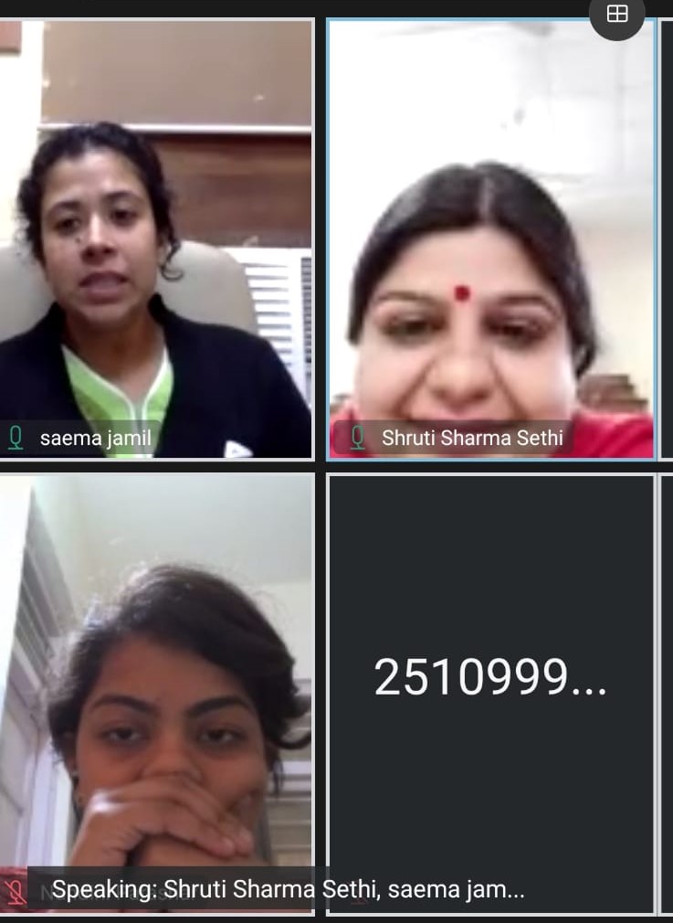 Day 8 of Virtual Add-on Course, 2023 on Legal Literacy by Central District Legal Services Authority in collaboration with Department of Political Science, Miranda House College, University of Delhi