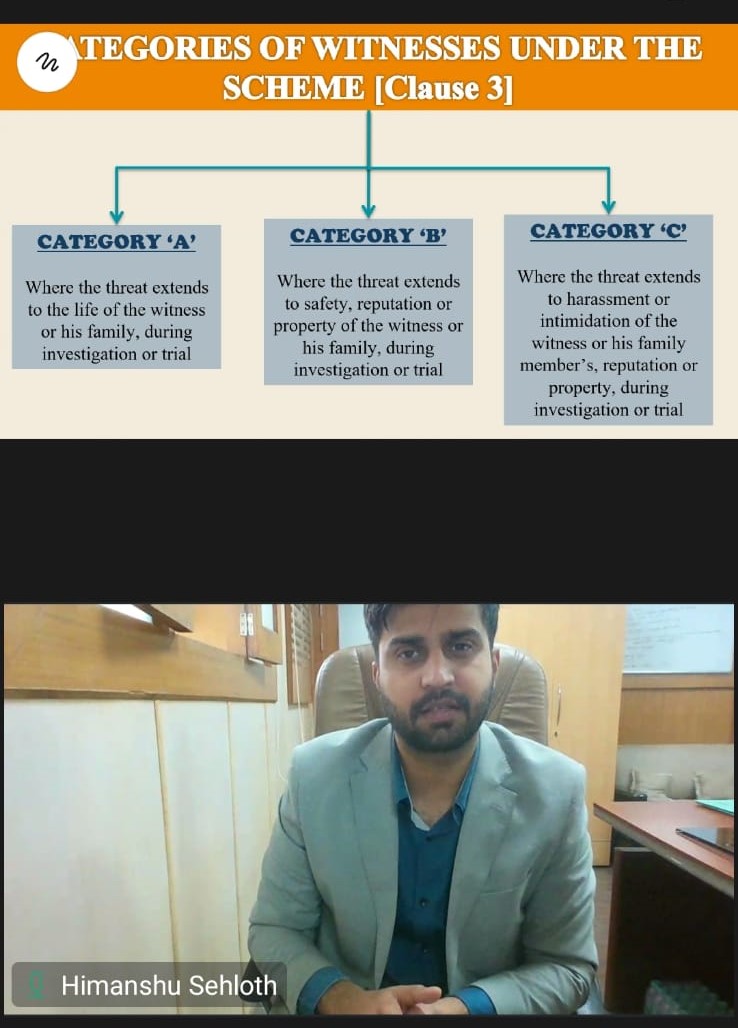 Day 5 of Virtual Add-on Course, 2023 on Legal Literacy by Central District Legal Services Authority in collaboration with Department of Political Science, Miranda House College, University of Delhi