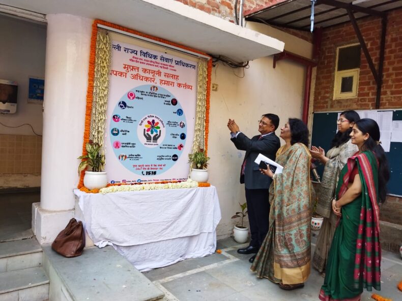 Physical inaugural ceremony of Virtual Add-on Certificate Course,2023 titled “Empowerment through Legal Literacy and Awareness” from 28th February, 2023 onwards with the aim of equipping the students with basic legal literacy and unveiling of Information Board at Shri Ram College of Commerce, University of Delhi.