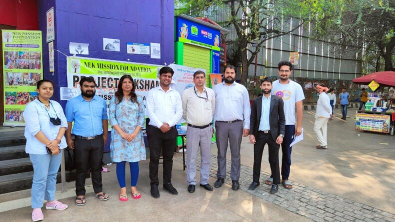 Central District Legal Services Authority under the aegis of NALSA and DSLSA, in the observance of World Water Day organized Legal Help Desk at Vishva Vidhyalaya Metro Station