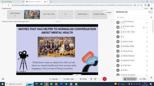 Day 6 of Virtual Add-on Course, 2023 on Legal Literacy by Central District Legal Services Authority in collaboration with Shri Ram College of Commerce, University of Delhi.