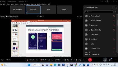 Day 7 of Virtual Add-on Course, 2023 on Legal Literacy by Central District Legal Services Authority in collaboration with Shri Ram College of Commerce, University of Delhi.