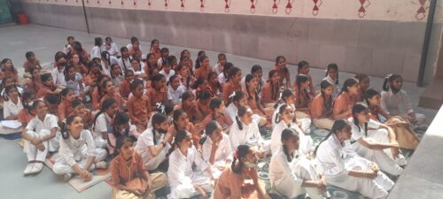 Central District Legal Services Authority under the aegis of NALSA and DSLSA, organized awareness session under the Project “Conversations on Touch : Caring and Protecting tender hearts”,