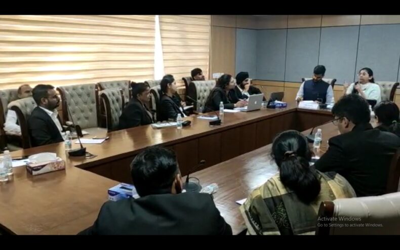 Delhi State Legal Services organised Induction Training Programme for newly empanelled Legal Services Advocates of West DLSA on 11th April,2023 at Conference Hall, Central Office, DSLSA,