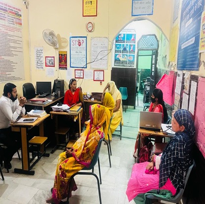 entral District Legal Services Authority organized legal awareness session on 24.04.2023 in the office of Mahila Panchayat at Abhivyakti Foundation, 1st floor, H. No. : 67, Gali no 5, C-Block, Tomar Colony, Near Ramjas School, Burari.
