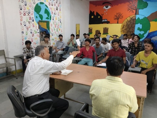 Legal Awareness Session on the topic “Right to a Clean Environment” at the Place of Safety, Majnu ka Tila, Delhi on 05 June 2025