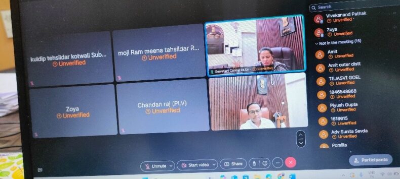 Orientation and training programme for the District SAATHI Unit via online mode on 10 June 2025