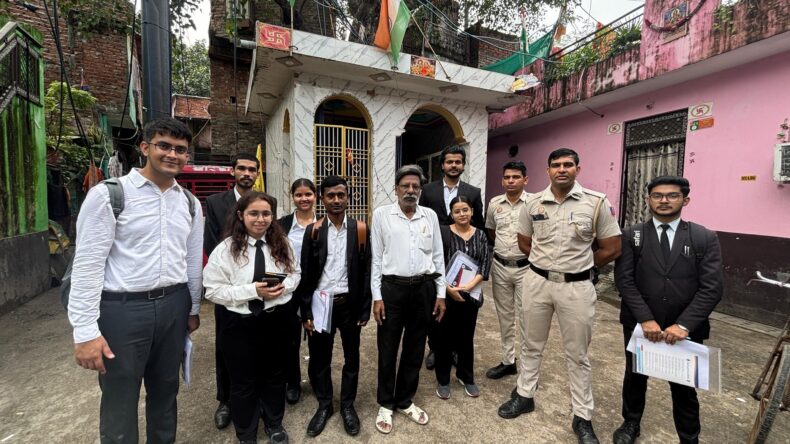 Door-to-Door legal awareness campaign in Indira Basti & Shyam Basti near Timarpur Police Station on 03 and 04 September 2025