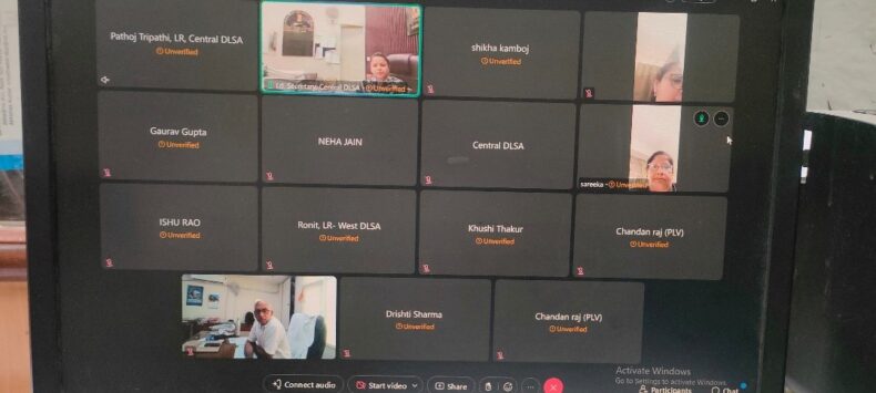 Orientation Meeting of the District JAGRITI Unit at Tis Hazari Courts, Delhi on 15 July 2025, at 2:30 PM.