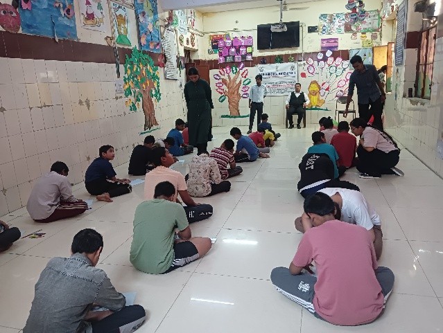 Awareness Session and Poster-Making Competition on the occasion of World Environment Day at SPYM Drug De-addiction Cum Rehabilitation Centre, Delhi Gate on 05 June 2025