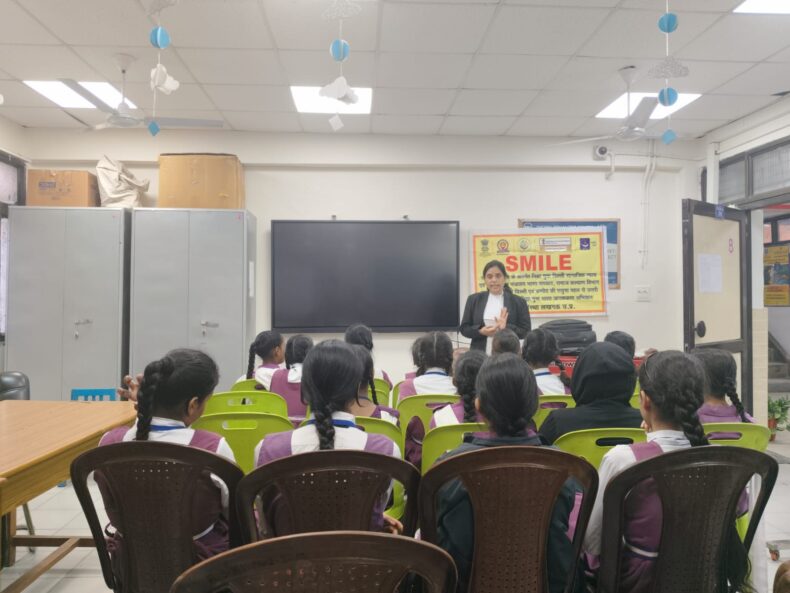 Legal Awareness Session for girl students at Rajkiya Sarvodaya Kanya Vidyalaya No. 2 (U.M.), Jama Masjid, Delhi on 23.02.2026