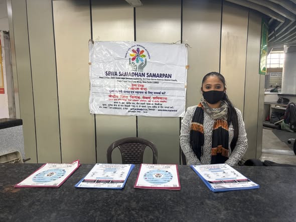 DLSA set up dedicated Help Desks for legal awareness and sensitization regarding the Prohibition of Child Marriage Act (PCMA, 2006) at high-traffic locations on 07.02.2026