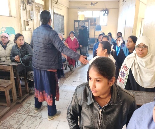 Legal Awareness Training Workshop under the ASHA Scheme on “100-Days Intensive Awareness Campaign for (Bal Vivah Mukt Bharat)” at S.G.T.B Girls Sr. Secondary School on 17.01.2026
