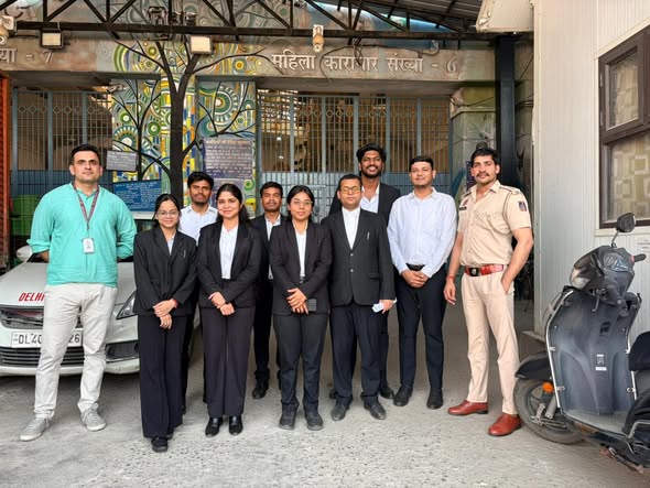 NALSA interns attached with CDLSA, Tis Hazari Courts, Delhi, visited Central Jail, Tihar on 13.05.2026