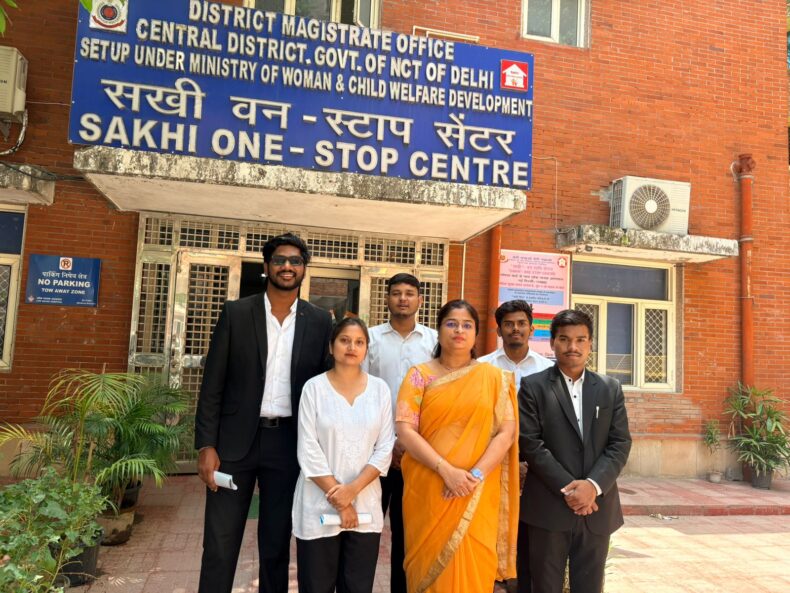 NALSA interns visited the Sakhi One Stop Centre at Lok Nayak Hospital, New Delhi, as part of their internship programme on 14.05.2026