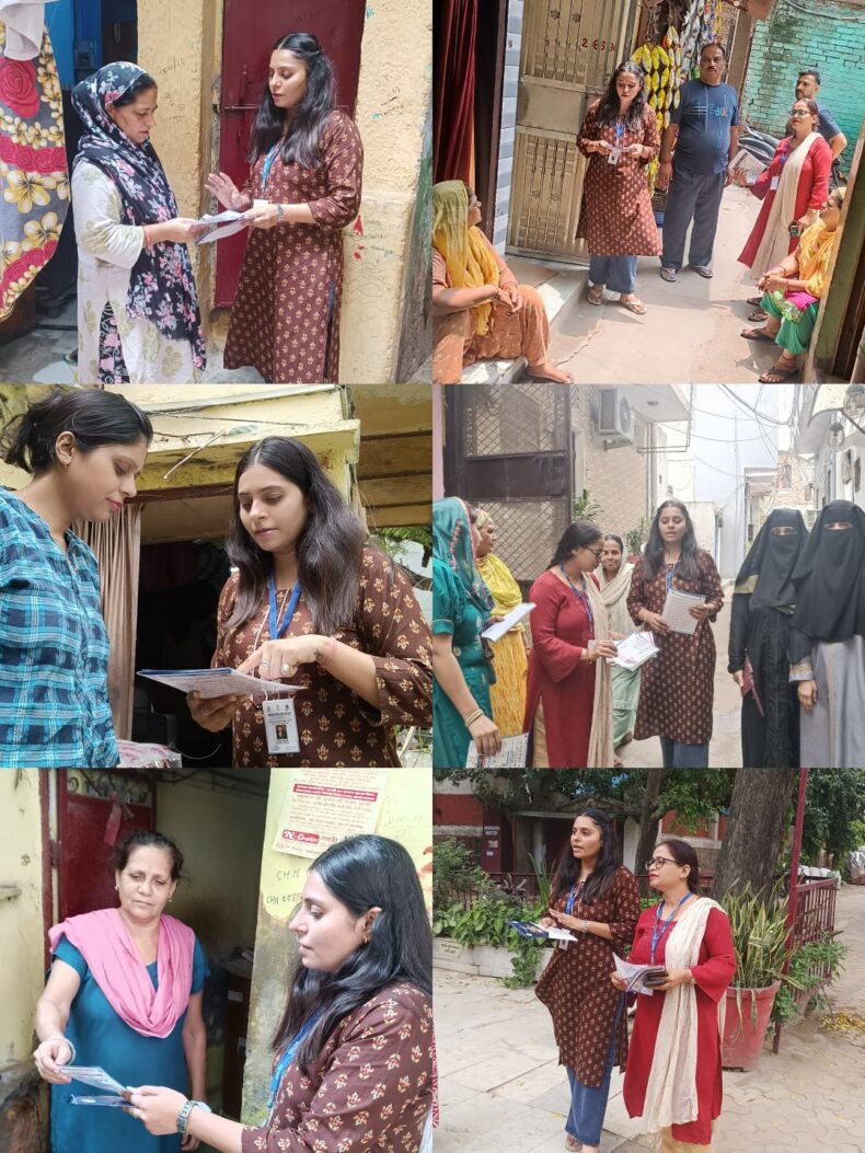 Door-to-Door Legal Awareness and Sensitization Campaign at Daryaganj, Delhi, on the theme “Say No to Dowry” on 23.07.2026