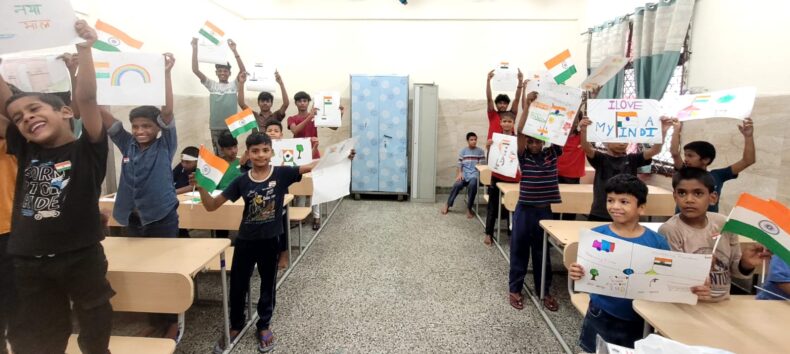 Central DLSA organized an Art & Poster Making Programme for the children residing at DMRC Children’s Home, Tis Hazari, Delhi, as part of the activities leading up to the celebration of Independence Day 2026 on 10.08.2026