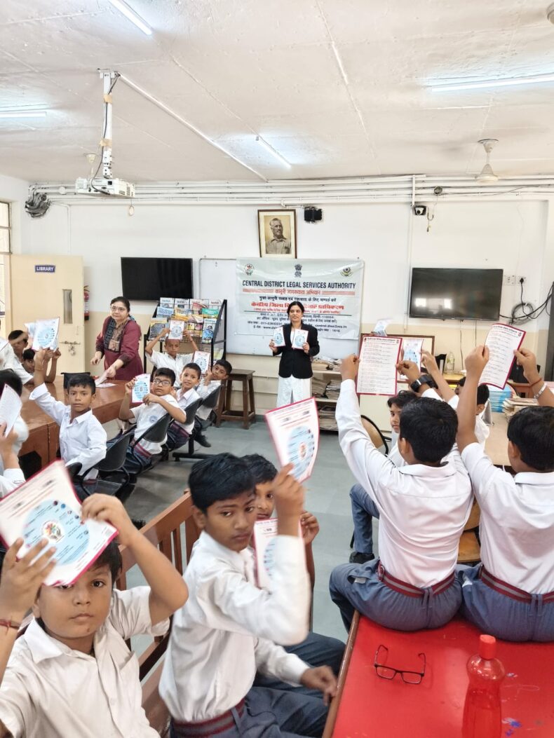 CDLSA conducted an awareness session at Salwan Boys’ Senior Secondary School, Rajinder Nagar on the theme “Honouring Freedom, Inspiring Future: Fundamental Duties and Civic Responsibility” on 13.08.2026