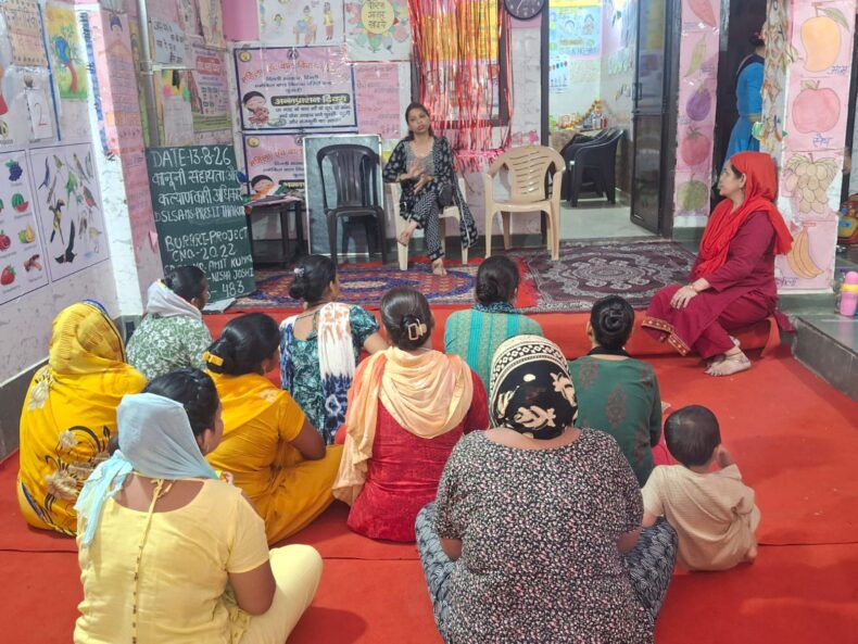 CDLSA conducted a Legal Awareness Session under the NALSA SAMVAD Scheme, 2025 at SSK-483, Baba Colony, Burari on 13.08.2026