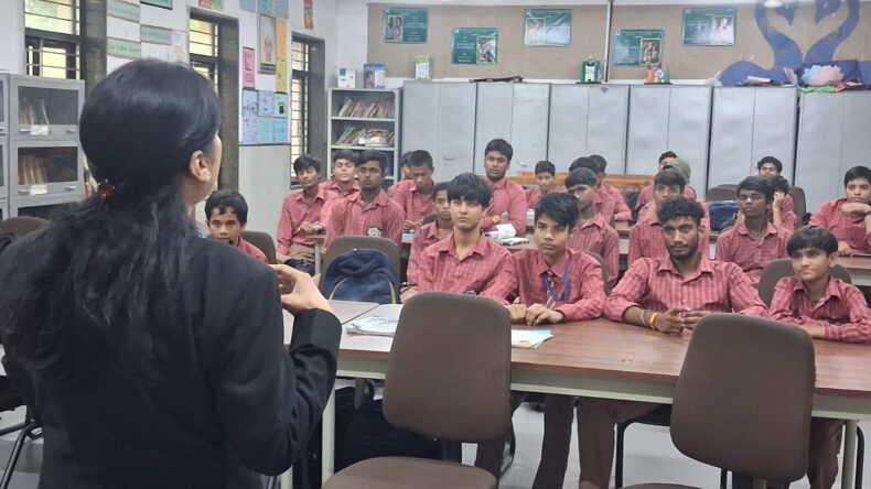 Legal Awareness Session at Rana Pratap Sarvodaya Sindhi Vidyalaya, New Rajinder Nagar, Delhi, as part of the Legal Literacy Club initiative, in observance of World Suicide Prevention Day on 14.09.2026