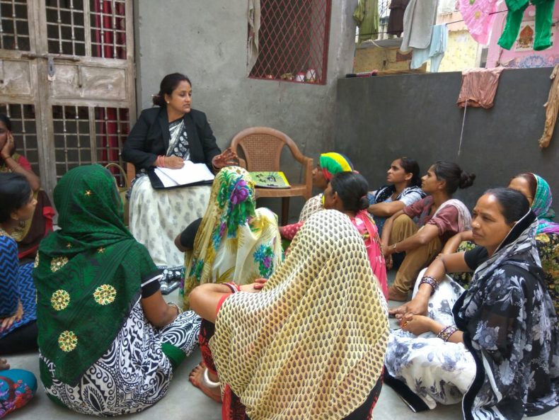 DLSA (East) in association with “Amba Foundation” conducted an Awareness Programme at Community Level on 08.08.17 on the topic “Domestic Violence  and NALSA (Legal Services to the Workers  in the Unorganized sectors Schemes, 2015” by deputing  Ms. Seema Aggarwal,  LAC (DLSA)/East as Resource Person.  Resource Person addressed the participants on the topics and also had interactive session with them.  The programme was appreciated by all concerned.