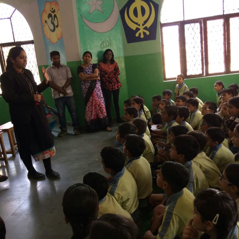 DLSA (East) in association with DCPU (East) organised a Special Awareness Programme for the school students at Sunder Public School, Delhi on 18.8.2017 on “POCSO Act” by deputing Ms. Payal Raghav, LAC as Resource Person.  She addressed the students on the topic and also had interactive session with them.  The programme was appreciated by all concerned.