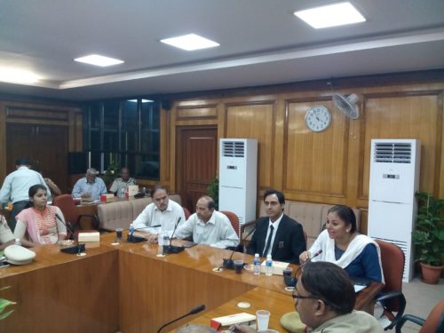 Sensitisation-cum-Training Programme on “Electronic Evidence & Mode of Proof” for Police Officers including ACPs, SHOs, SIs, ASIs and IOs of East District on 08.09.2017 at 02:30 pm at Conference Hall, 3rd, Floor, Karkardooma Courts, Delhi in the august presence of Sh. Rakesh Tewari, Ld. D & SJ (East) and Sh. A. S. Jayachandra Ld. D & SJ (North-East). Sh. N. K. Laka, Ld. CMM (East) was the Resource Person for the same who delivered lecture and had interactive sessions with the participants. The Progarmme was also graced by the presence of Addl. DCP (East) and Addl. DCP (North-East). Ms. Bhawani Sharma, Secretary DLSA (East) welcomed the gathering and also tendered vote of thanks. The prog. was also covered by the esteemed media. The prog. was appreciated by all concerned.