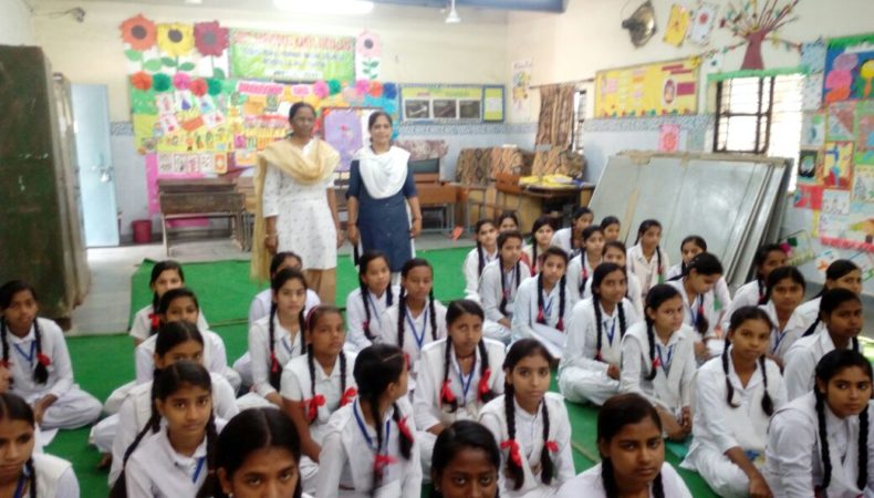 DLSA (East) in association with “School Authorities” conducted an “International  Day for Girl  Child” Awareness Programme at Legal Literacy Classes in Girl Schools on  the topic “Right to Education & Special Rights of Girl Child”  on 11.10.2017 by deputing  Ms.  Seema,  LAC (DLSA)/East as Resource Person.  Resource Person addressed the participants on the topics and also had interactive session with them.  The programme was appreciated by all concerned.