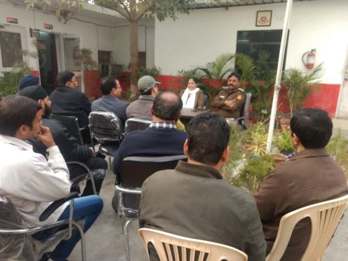 DLSA (East) in association with Police Authorities of Police Preet Vihar organised an Awareness Programme on the topic of Domesitic Violence, Sexual Harassment and Property Rights of Women on 18.1.2018 by deputing Ms. Seema, LAC (DLSA)/East as Resource Person who addressed the participants on the topic and had interactive session with them.  The programme was appreciated by all concerned.