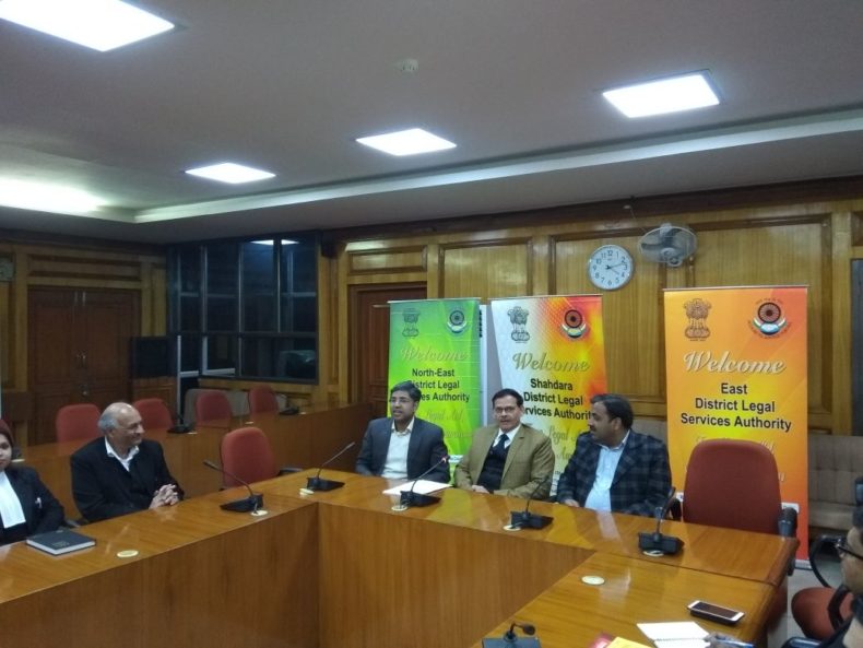 DLSA East with North-East and Shahdara   District organised  a  “Sensitization  Programme”  for  the LACs on Family Courts Panel of DLSA (East) Shahdara & North-East on 19.01.2018 at 4:00 pm onwards at Conference Room Karkardooma Courts, Delhi.  Sh.  R. P. Pandey, Ld. Principal  Judge (Family Court)/East,   on the topic “Submission  of Income Certificates in proper manner during litigation, Latest Matrimonial Laws, judgment etc”.  Also attend the programme.