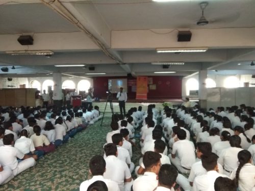 In compliance of directions of DSLSA, DLSA (East) in association with District Education Authorities organised an Awareness-cum-Sensitization Programme at  “Lovely Pubilc School,  Priyadarshni Vihar, Delhi  for the students of the school on “Sexual  Violence  Module” on 07.05.2018.  Sh. Pawan Kumar, Secretary (DLSA)/East was the Resource Person for the programme who addressed a big number of  students through lectures, PPTs, Videos etc. and had interaction with them.