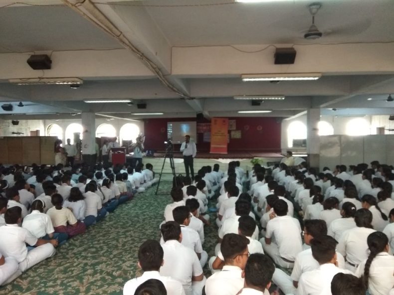 In compliance of directions of DSLSA, DLSA (East) in association with District Education Authorities organised an Awareness-cum-Sensitization Programme at  “Lovely Pubilc School,  Priyadarshni Vihar, Delhi  for the students of the school on “Sexual  Violence  Module” on 07.05.2018.  Sh. Pawan Kumar, Secretary (DLSA)/East was the Resource Person for the programme who addressed a big number of  students through lectures, PPTs, Videos etc. and had interaction with them.
