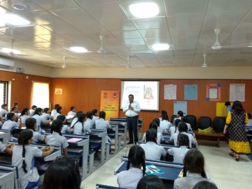 In compliance of directions of DSLSA, DLSA (East) in association with District Education Authorities organised an Awareness-cum-Sensitization Programme at  Sarvodaya Kanya Vidayala, West Vinod Nagar, Delhi  for the students of the school on “Sexual Violence Module” on 03.05.2018.  Sh. Pawan Kumar, Secretary (DLSA)/East was the Resource Person for the programme who addressed a big number of  students through lectures, PPTs, Videos etc. and had interaction with them.