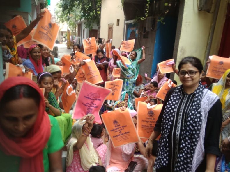 DLSA East in association with “CFAR Organization” conducted an Legal Awareness Programme at Community  Level on the topic  “Domestic Violence &  Services being provided by DLSA” on 20.07.2018 at 04:30 pm at Block -26,  Trilokpuri, Delhi. Ms. Kirti Madan,  LAC (DLSA)/East, Karkardooma Courts, Delhi was the Resource Person assisted by Ms. Nirmala, PLV & Ms. Karuna, PLV who delivered lecture and had interactive session with the participants.