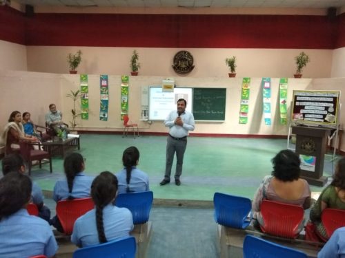 In compliance of directions of DSLSA, DLSA (East) in association with District Education Authorities organised an Awareness-cum-Sensitization Programme at “HILLWOOD ACADEMY, Preet Vihar, Delhi for the students of the school on “Sexual  Violence  Module” on 11.07.2018.  Sh. Pawan Kumar, Secretary (DLSA)/East was the Resource Person for the programme who addressed a big number of  students through lectures, PPTs, Videos etc. and had interaction with them.